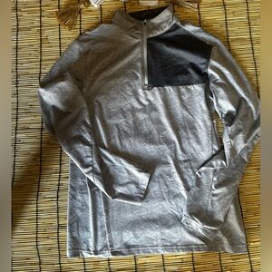 Walter Hagen Charcoal Quarter-Zip Pullover